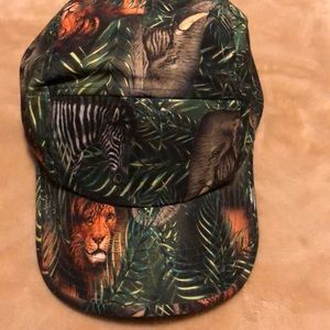 Safari Pattern Panel hat strapback